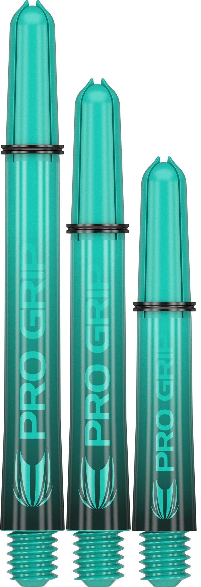Target Pro Grip Shaft Sera Black & Aqua Dart Shafts