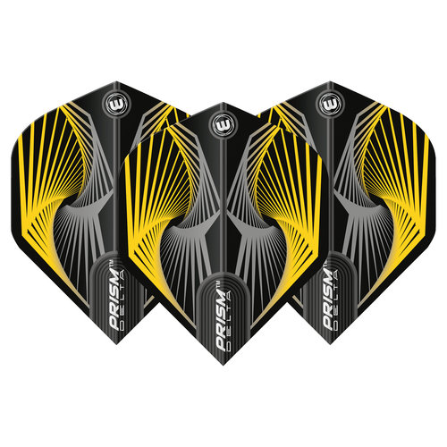 Winmau Winmau Prism Delta Wave Yellow & Grey Dart Flights