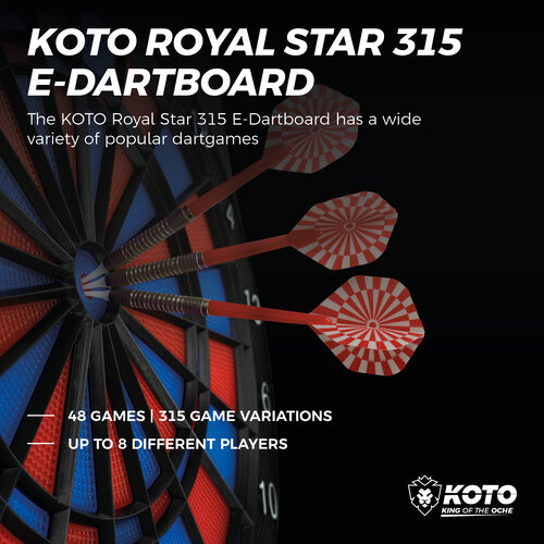 KOTO KOTO Royal Star 315 - Electronic Dartboard