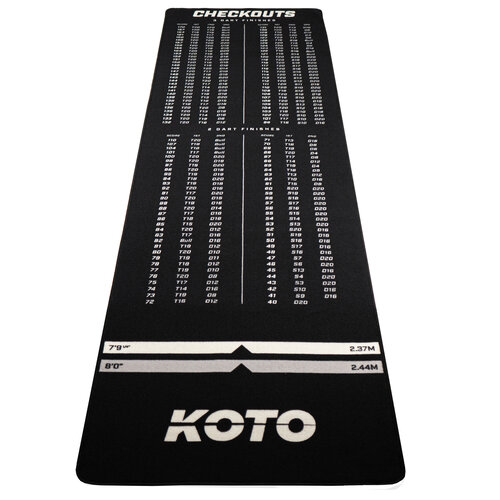 KOTO KOTO Carpet Check Out 285 x 80 cm Dart Mat