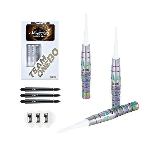 ONE80 ONE80 Noriyuki Nakamura Signature V3 90% Soft Tip Darts