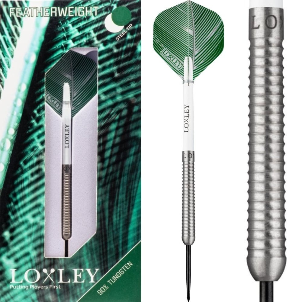 Loxley Featherweight Green 90 Steel Tip Darts