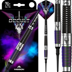 Mission Occult Black & Coral 90% Soft Tip Darts