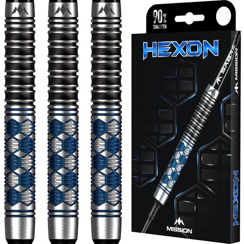 Mission Mission Hexon Blue 90% Soft Tip Darts