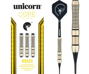 Unicorn Core Plus Win Pink Brass Steel Tip Darts