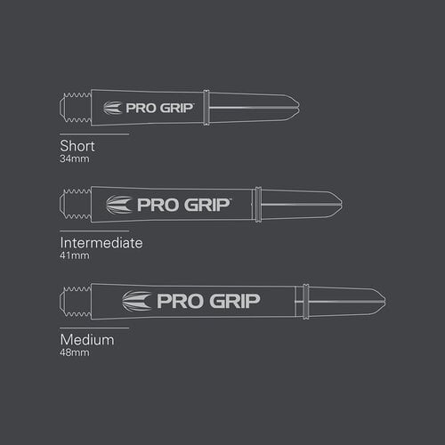 Target Target Pro Grip 3 Set Vision Yellow Dart Shafts