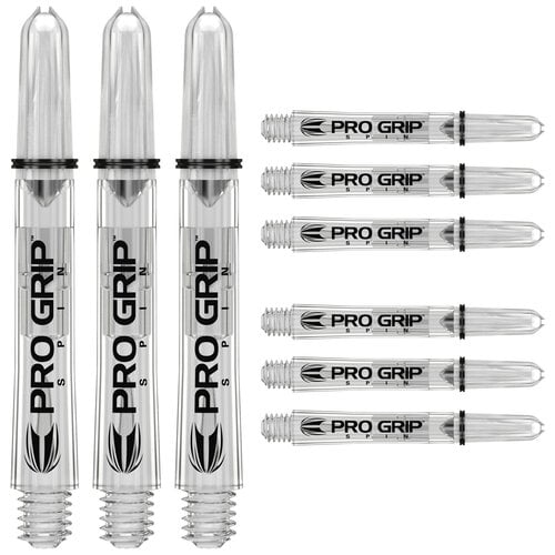 Target Target Pro Grip 3 Set Spin Clear Dart Shafts