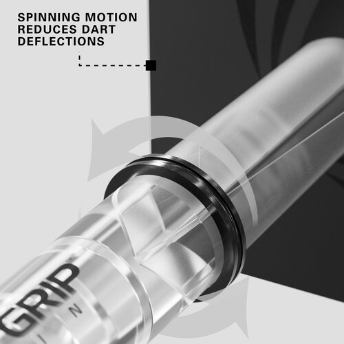 Target Target Pro Grip 3 Set Spin Clear Dart Shafts