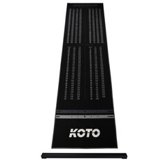 KOTO Carpet Checkout Grey + Oche 285 x 80cm Dart Mat