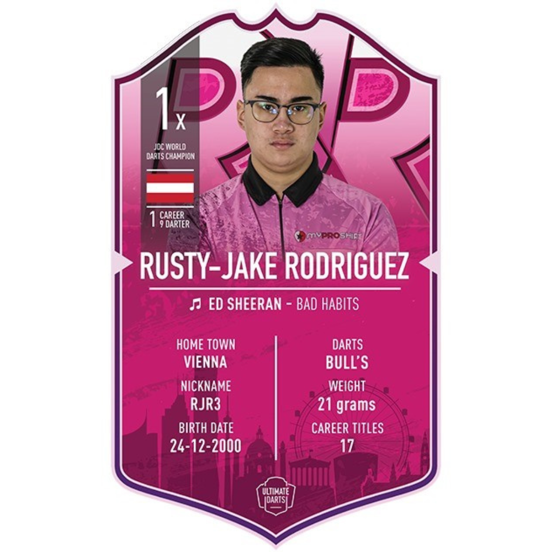 Ultimate Darts Card RustyJake Rodriguez