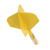 CUESOUL Cuesoul ROST T19 Integrated Dart Flights Small Standard Wing Carbon Yellow Dart Flights