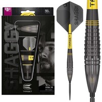 Target Scott Williams Black Swiss Point 90% Steel Tip Darts