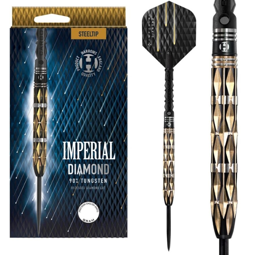 Harrows Imperial Diamond 90 Steel Tip Darts