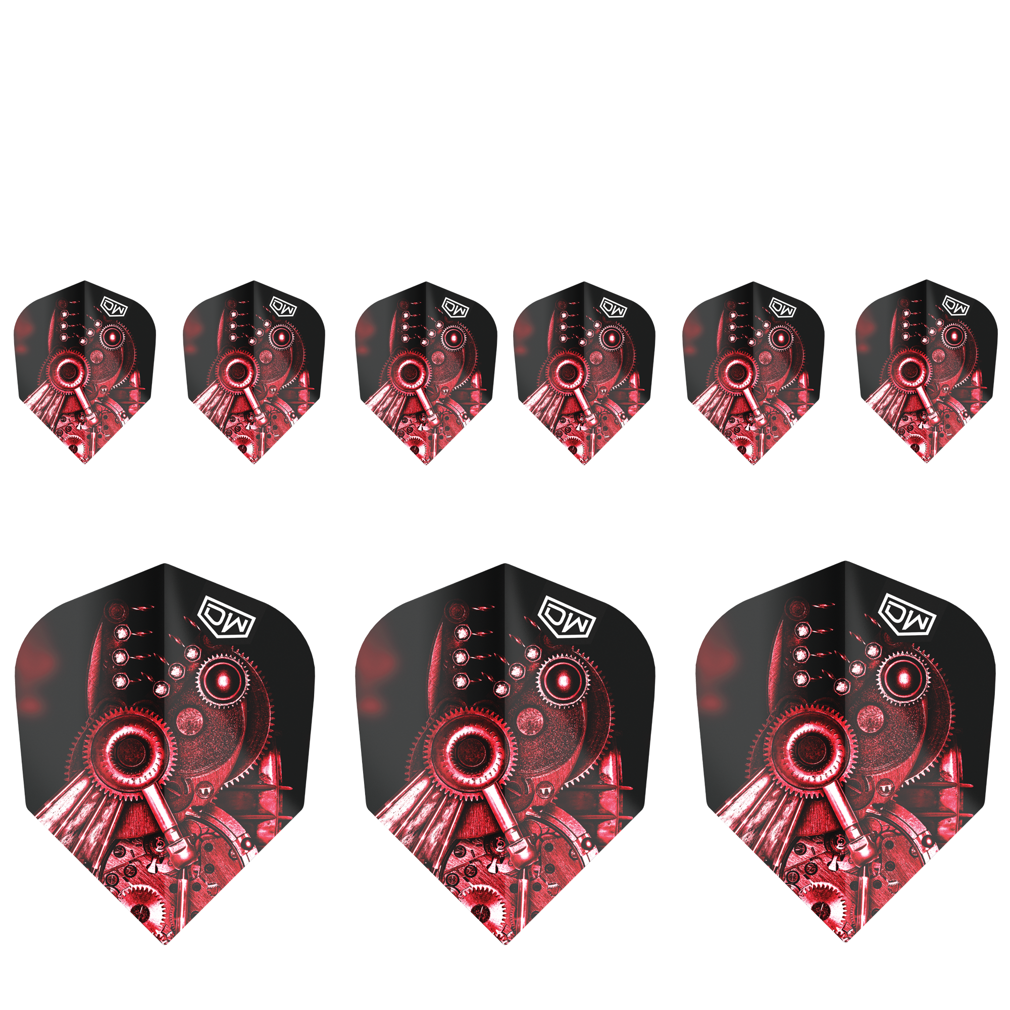 DW Razor Piranha 3 Set NO6 Dart Flights