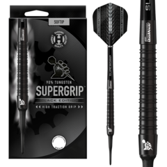 Harrows Supergrip Black 90%  Softip Darts