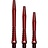 Mission Atom13 Anodised Metal Gripped Red Dart Shafts