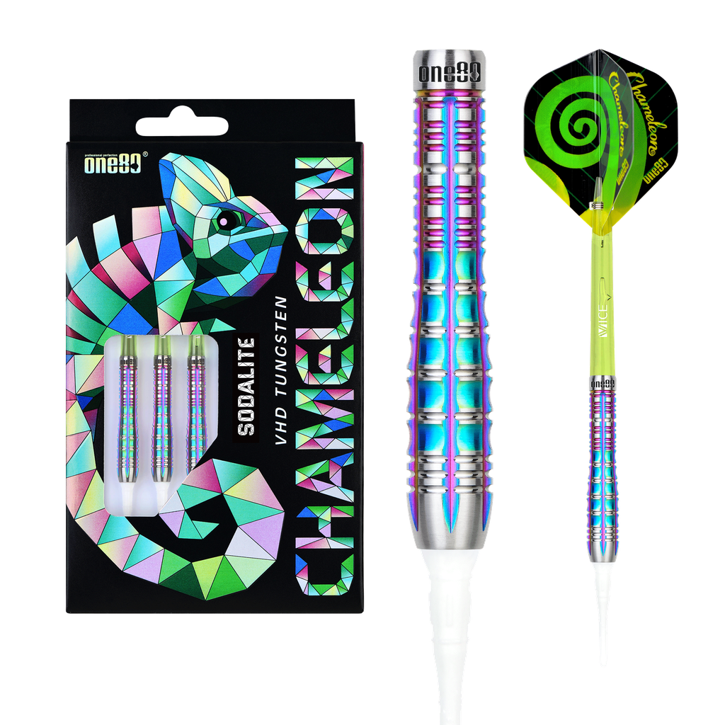 ONE80 Chameleon Sodalite 90 Soft Tip Darts