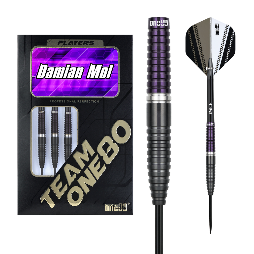 ONE80 Damian Mol 90 Steel Tip Darts