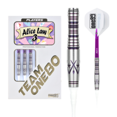 ONE80 Alice Law III Purple 90%  Soft Tip Darts