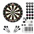 GOAT Everscore NXT LVL Dartboard + KOTO Accessory Kit Steeltip Black 90 Pieces