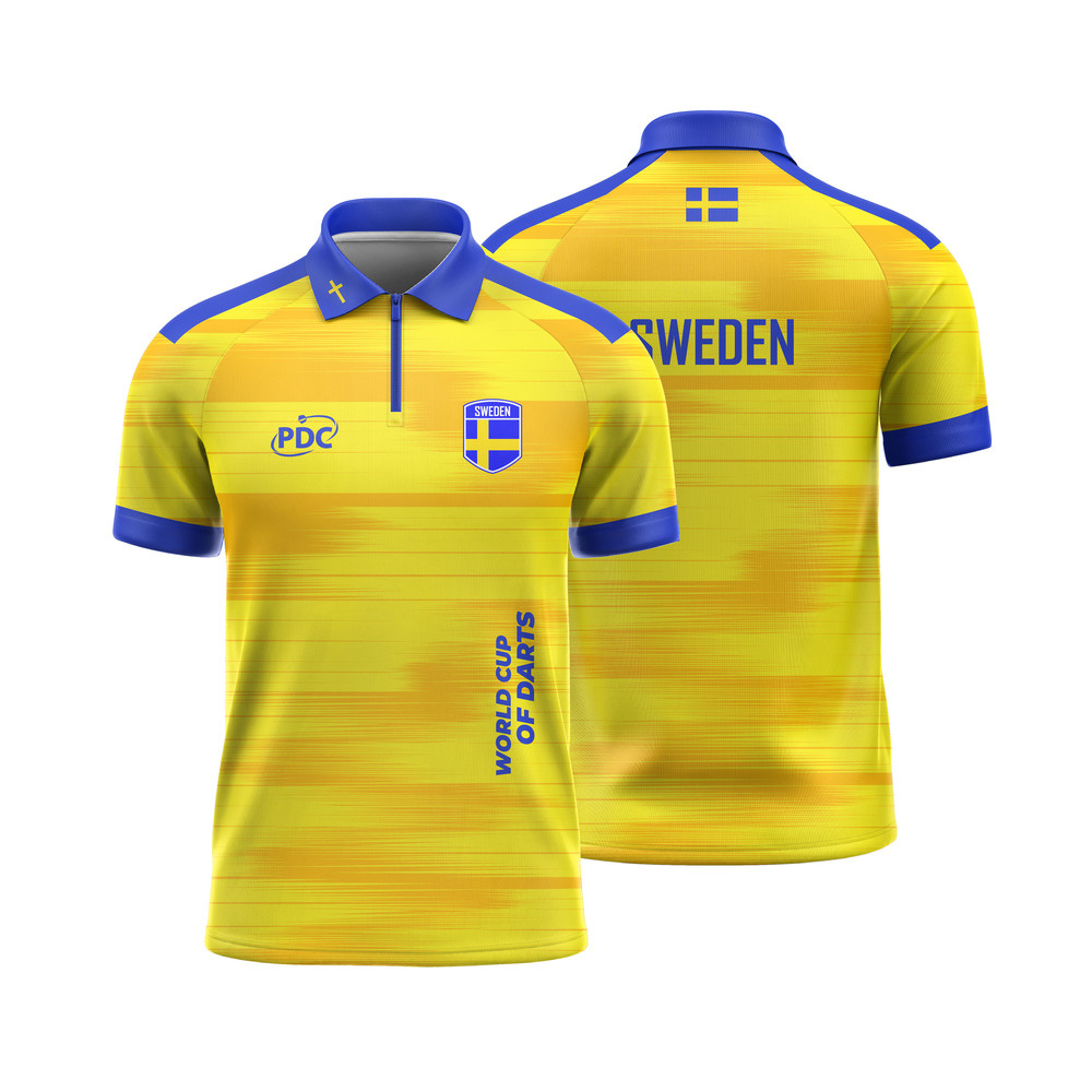 Sweden PDC World Cup Of Darts 2024 Dartshirt