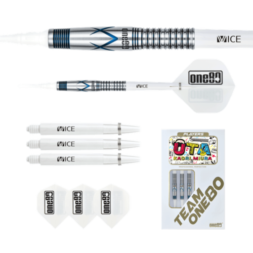 ONE80 ONE80 Kaori Miura Blue 90%  Soft Tip Darts