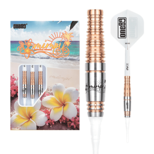 ONE80 ONE80 Hiromi Sakura Mimpi II Rosegold 90%  Soft Tip Darts