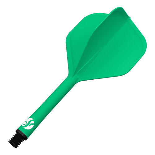 Shot Shot Flight Deck System Green NO2 Dart Flights