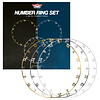 Bull's Bull's Metal Number Ring 3 Set