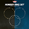 Bull's Bull's Metal Number Ring 3 Set
