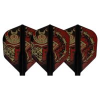 Cosmo Darts Fit Flight Air Printed Series Samurai Skull A Shape