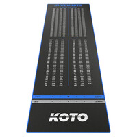 KOTO Carpet Check Out Blue 285 x 80 cm Dart Mat