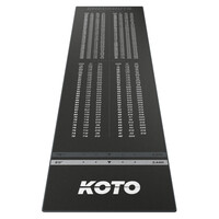 KOTO Carpet Check Out Grey 285 x 80 cm Dart Mat