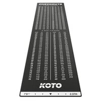 KOTO Carpet Checkout 237x60cm Dart Mat