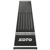 KOTO Carpet Checkout 285 x 60cm + oche Dart Mat