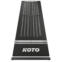 KOTO Oche Carpet Check Out 285 x 80 cm Dart Mat