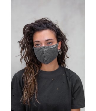 MOOST WANTED Moost wanted mondkapje grey washed