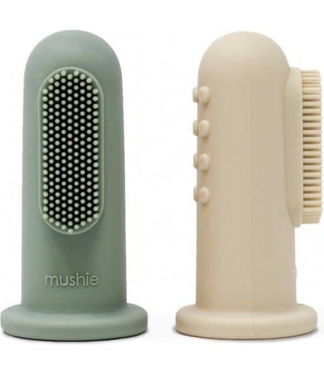 Vingertandenborstel cambridge blue set