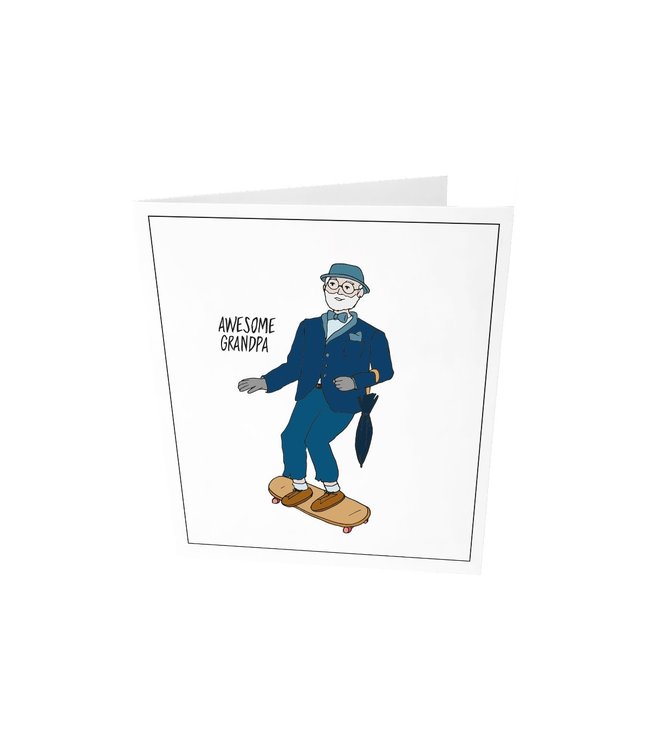 Greeting card - Awesome grandpa