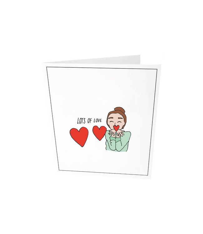 Greeting card - Lots of love