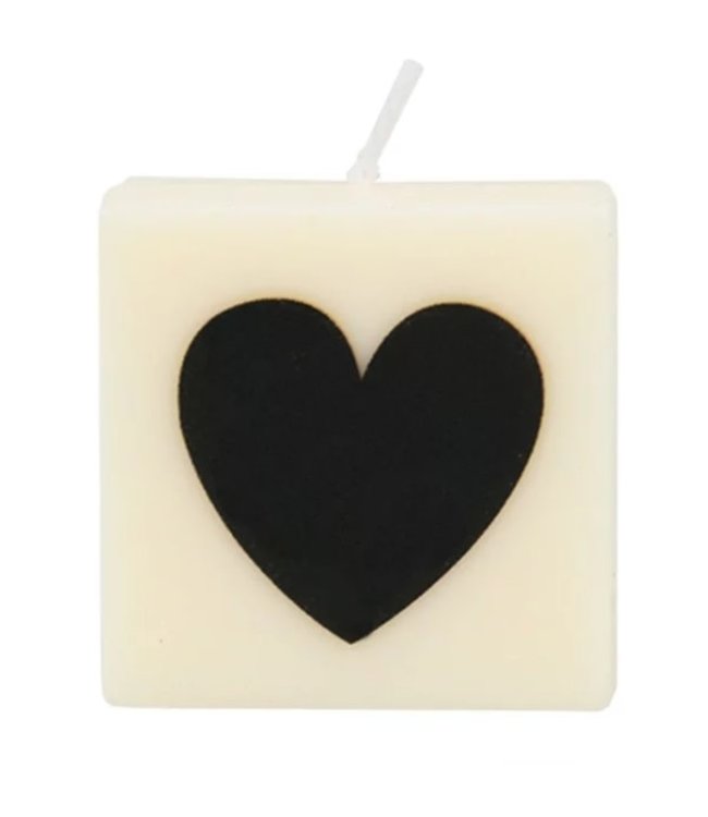 The Giftlabel Letterkaars - zwart hart