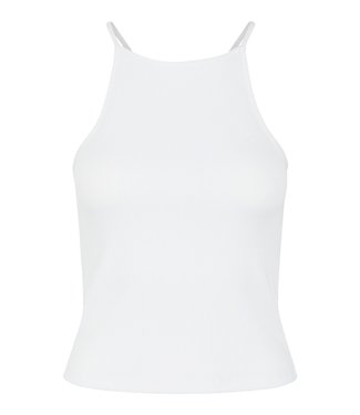 PIECES Costina strap top - white