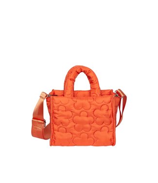 PIECES Bianca quilting bag orange