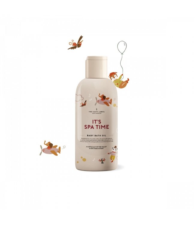 The Giftlabel Baby Bath Oil - Its Spa Time