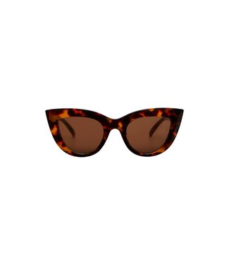 PIECES Baxia Sunglasses - Black-turtle