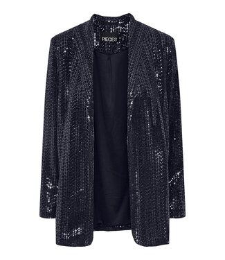 PIECES Siddy Blazer - black/silver sequin