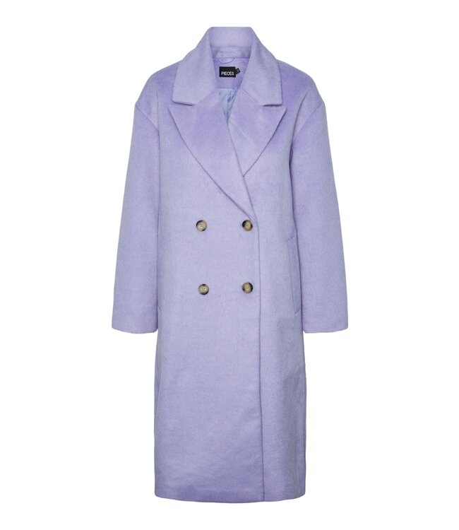 PIECES Juliette wool coat - Lila