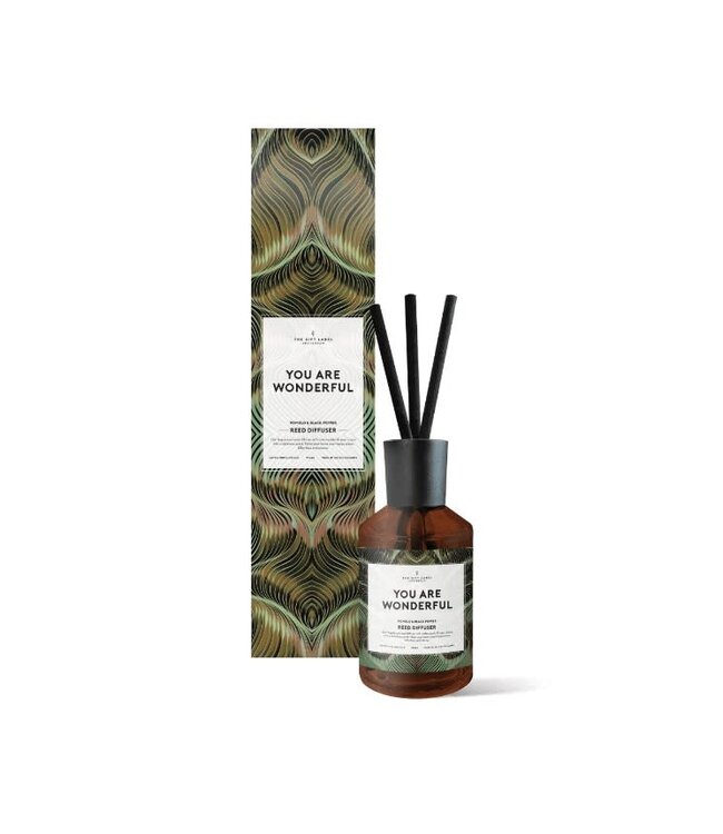 The Giftlabel Reed diffuser - You are wonderful
