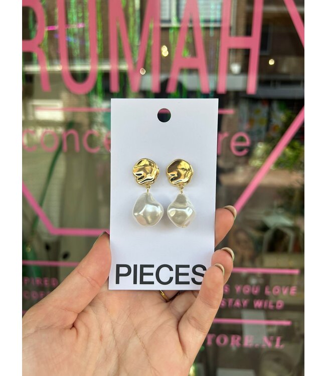 PIECES Fiftta earrings - Gold