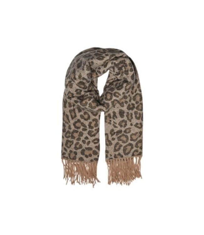 PIECES Jira wool scarf - Natural Leo